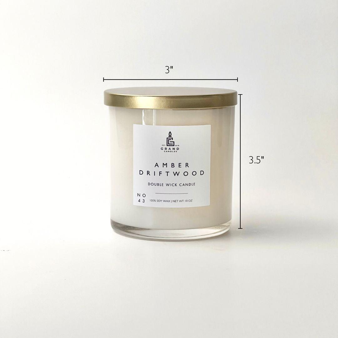 Amber Driftwood Candle  - Grand Candles LLC   