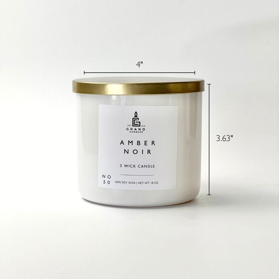 Amber Noir Candle  - Grand Candles LLC   