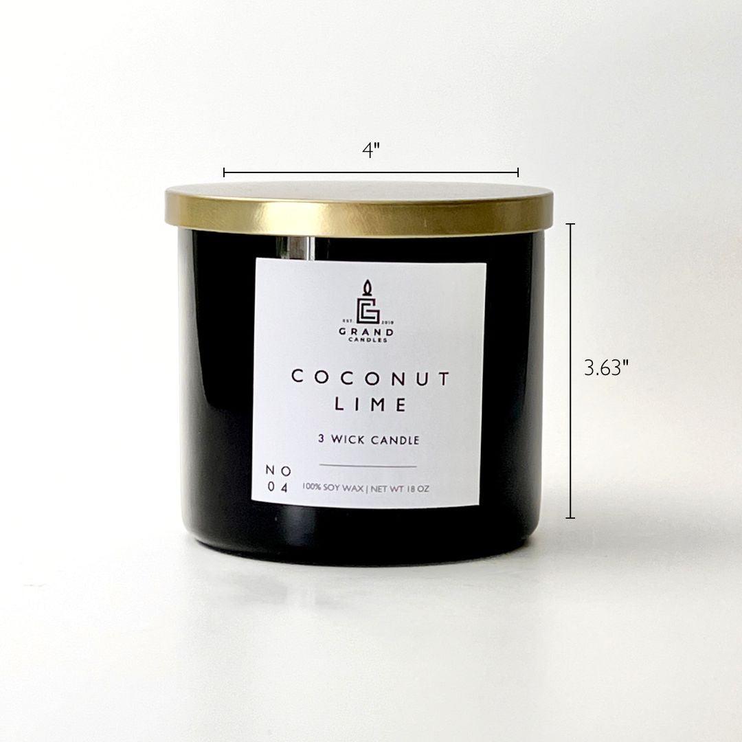 Coconut Lime Candle  - Grand Candles LLC   