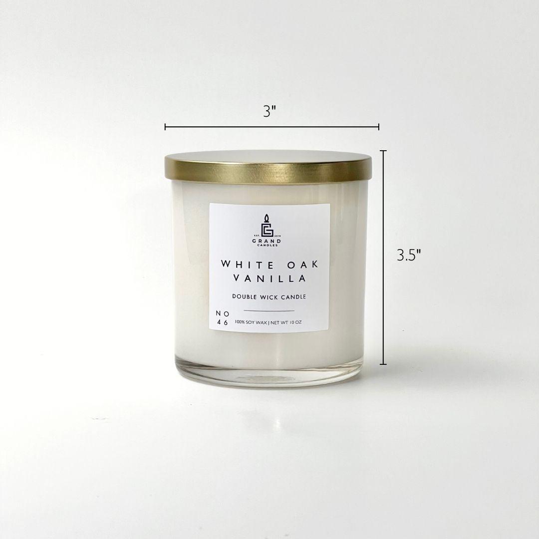 White Oak Vanilla Candle  - Grand Candles LLC   