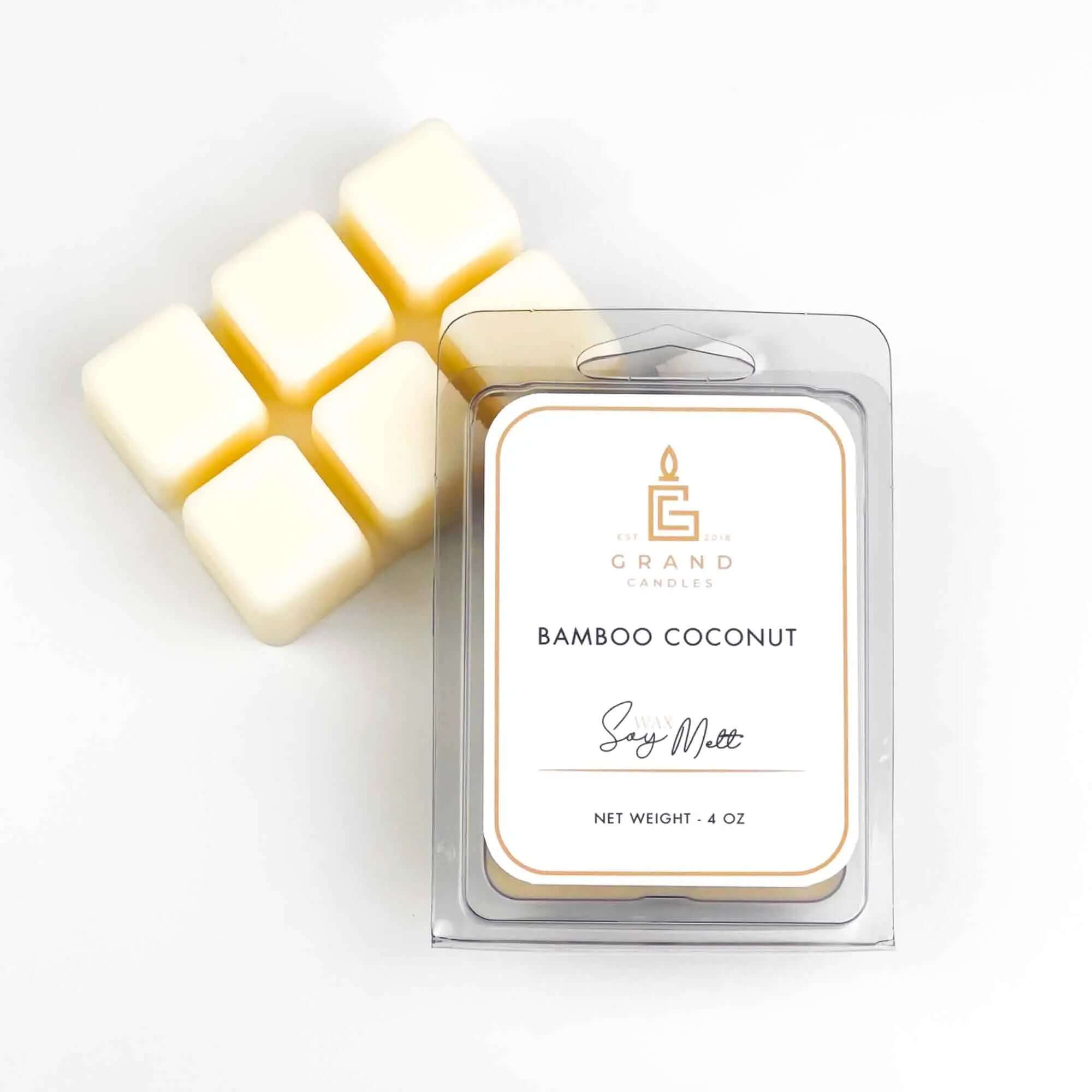 Bamboo Coconut Soy Wax Melt  - Grand Candles LLC   