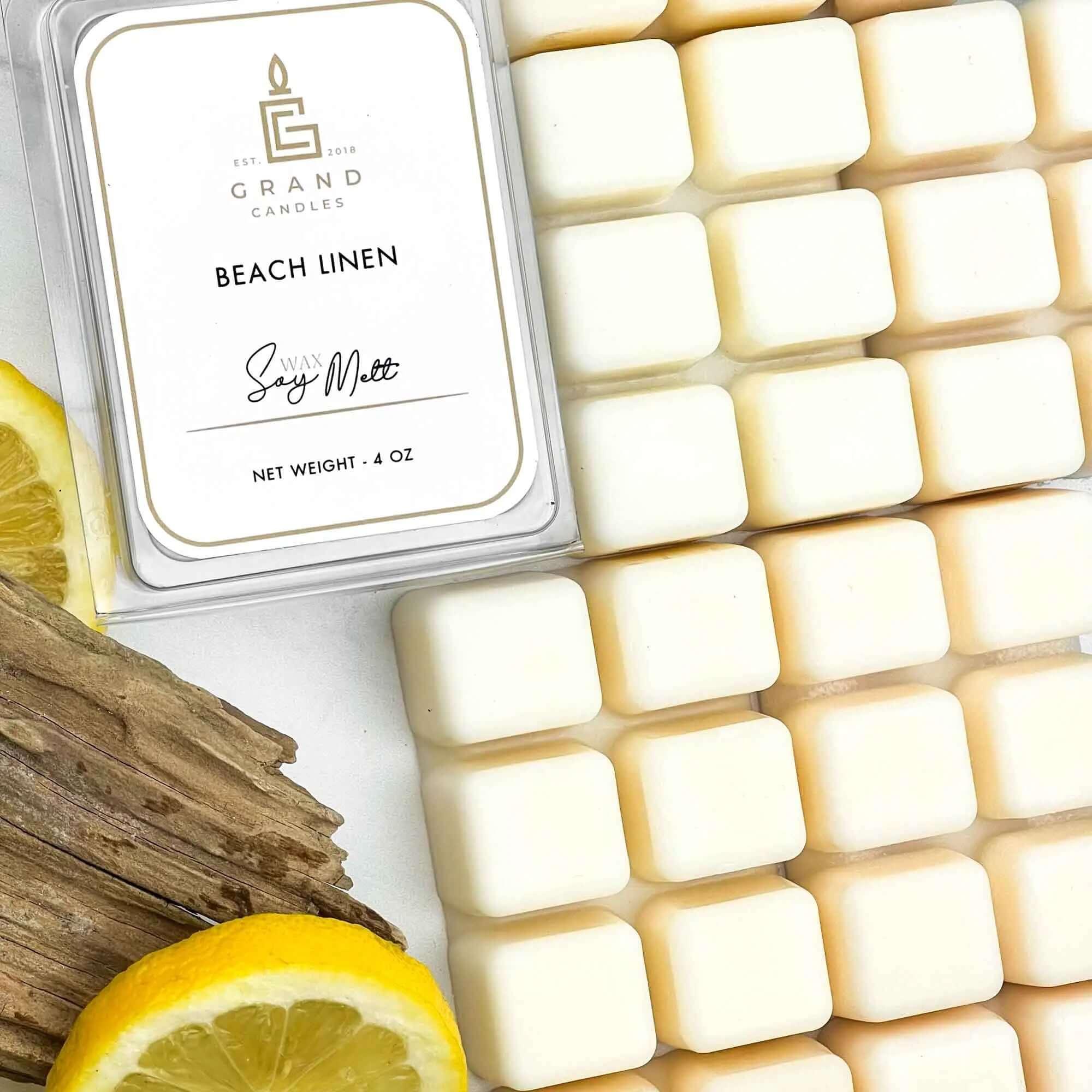 Beach Linen Soy Wax Melt  - Grand Candles LLC   