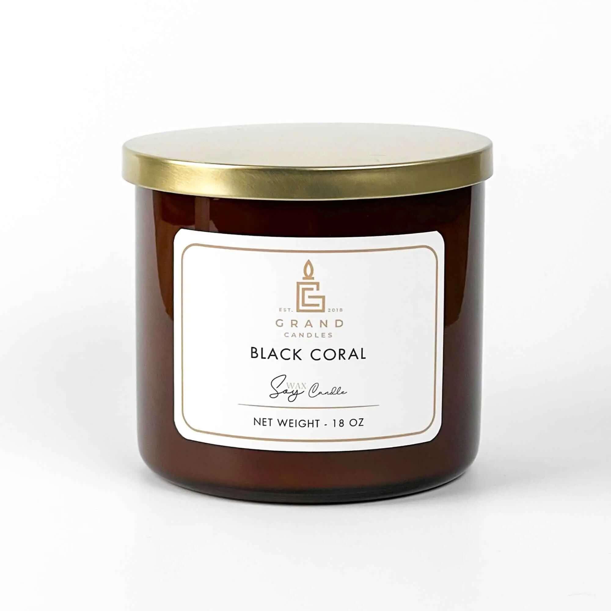 Black Coral Candle  - Grand Candles LLC   