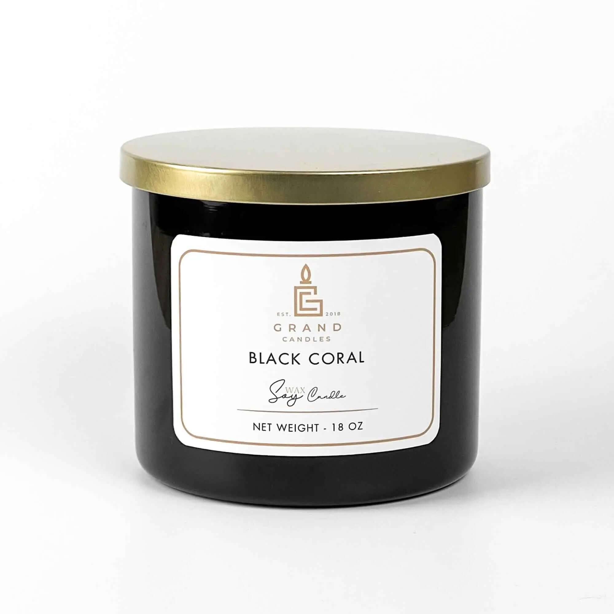 Black Coral Candle  - Grand Candles LLC   