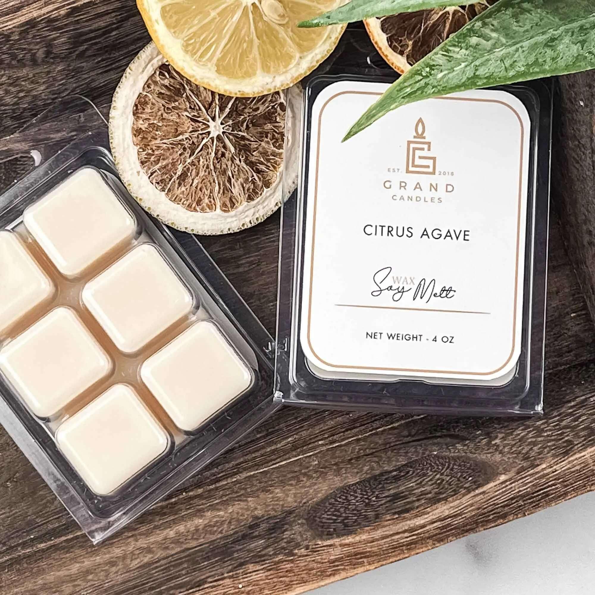 Citrus Agave Soy Wax Melt  - Grand Candles LLC   