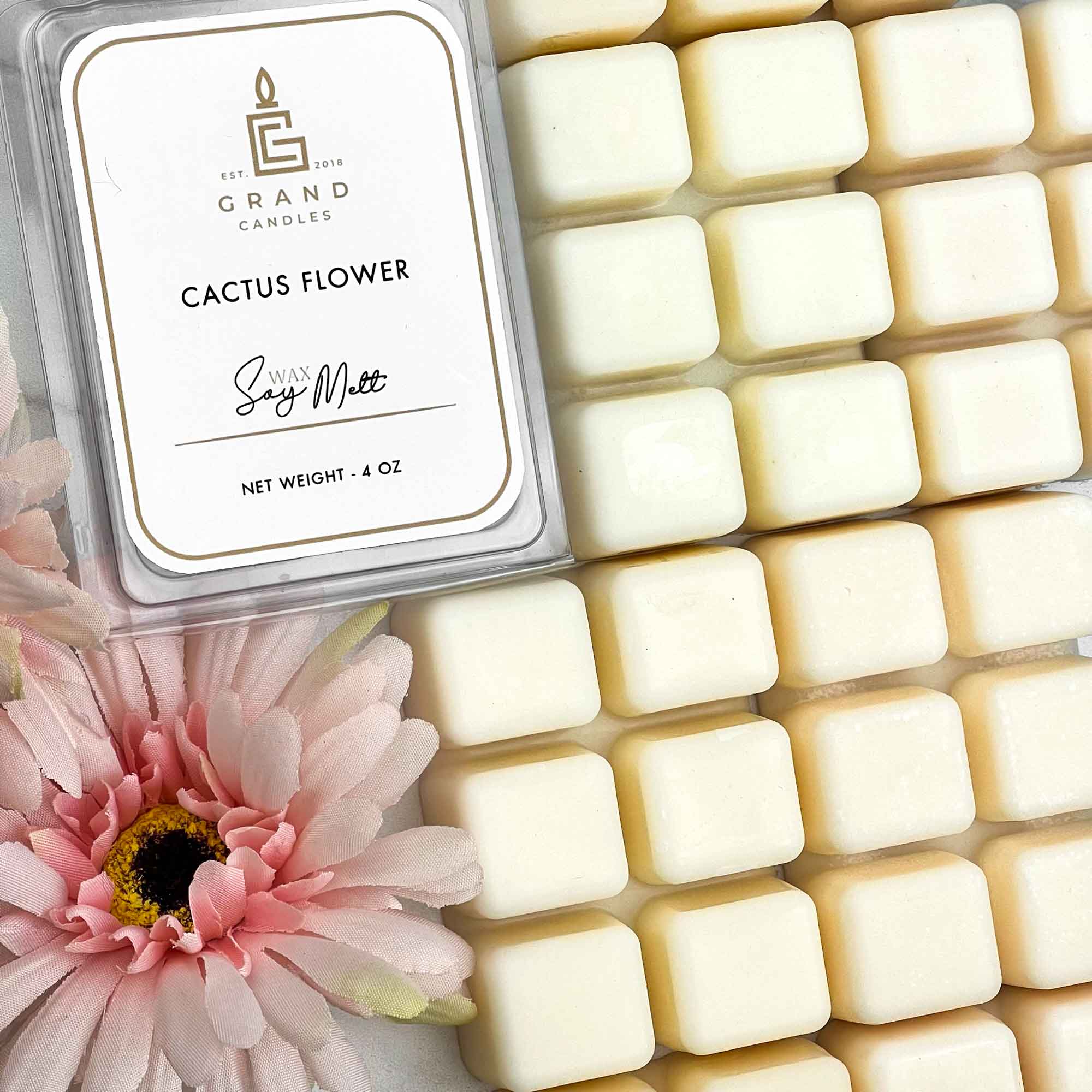 Cactus Flower Soy Wax Melt  - Grand Candles LLC   