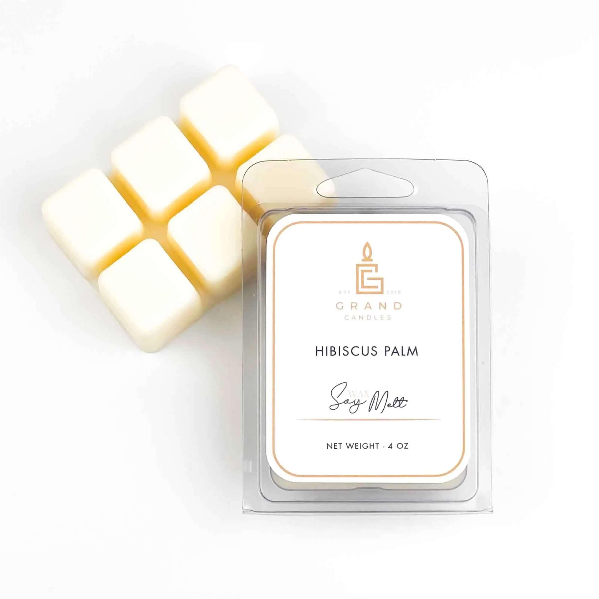 Hibiscus Palm Soy Wax Melt  - Grand Candles LLC   