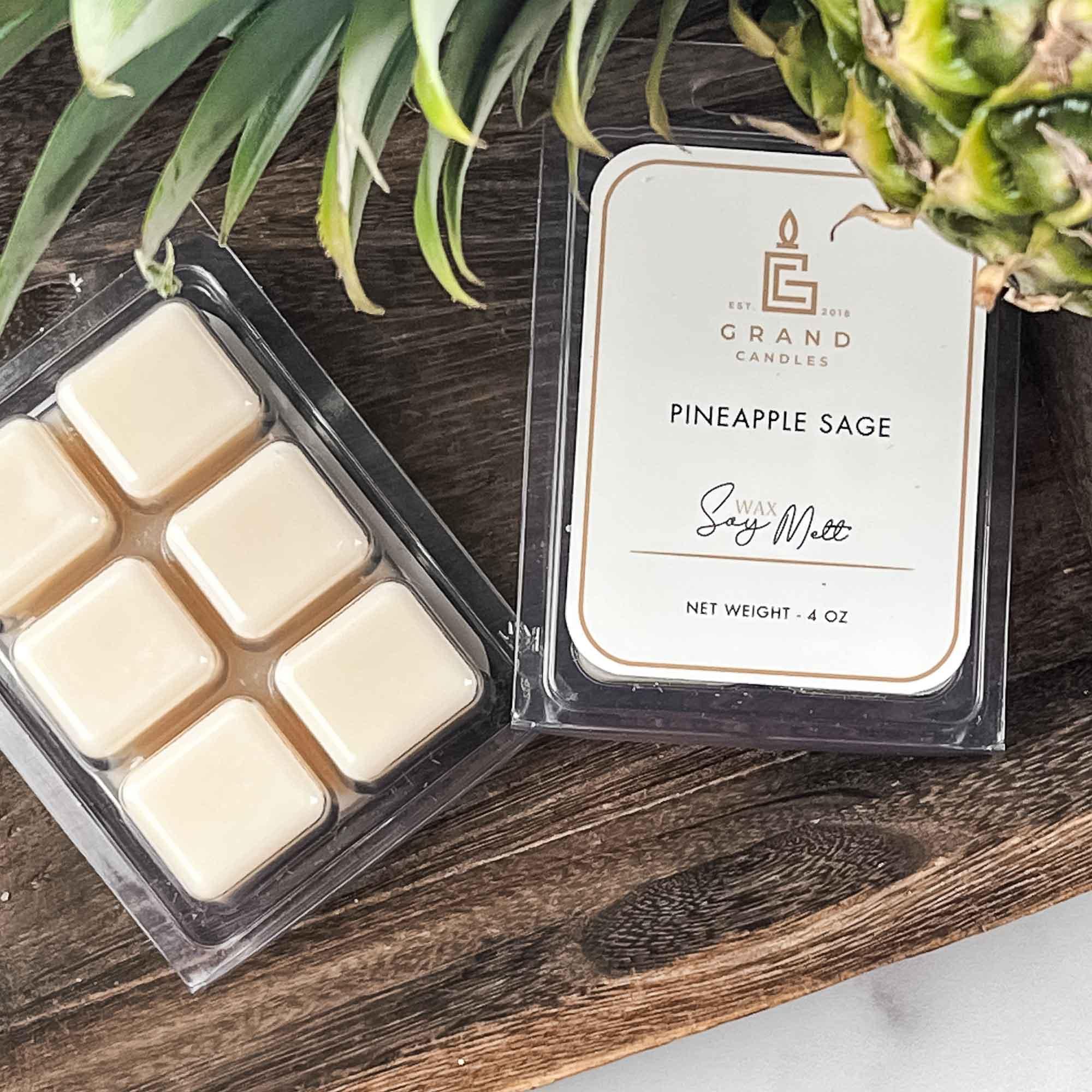 Pineapple Sage Soy Wax Melt  - Grand Candles LLC   