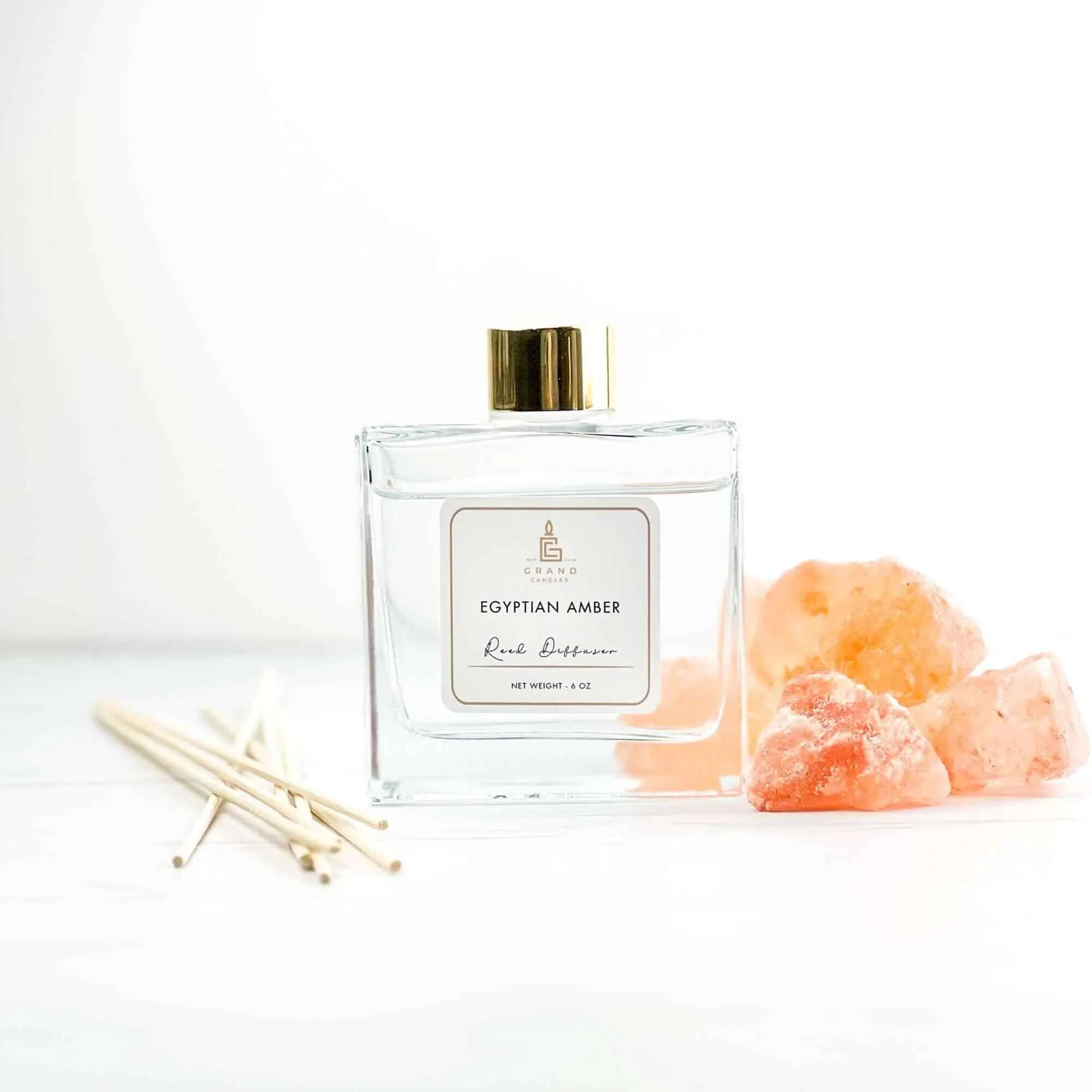 Egyptian Amber Reed Diffuser  - Grand Candles LLC   