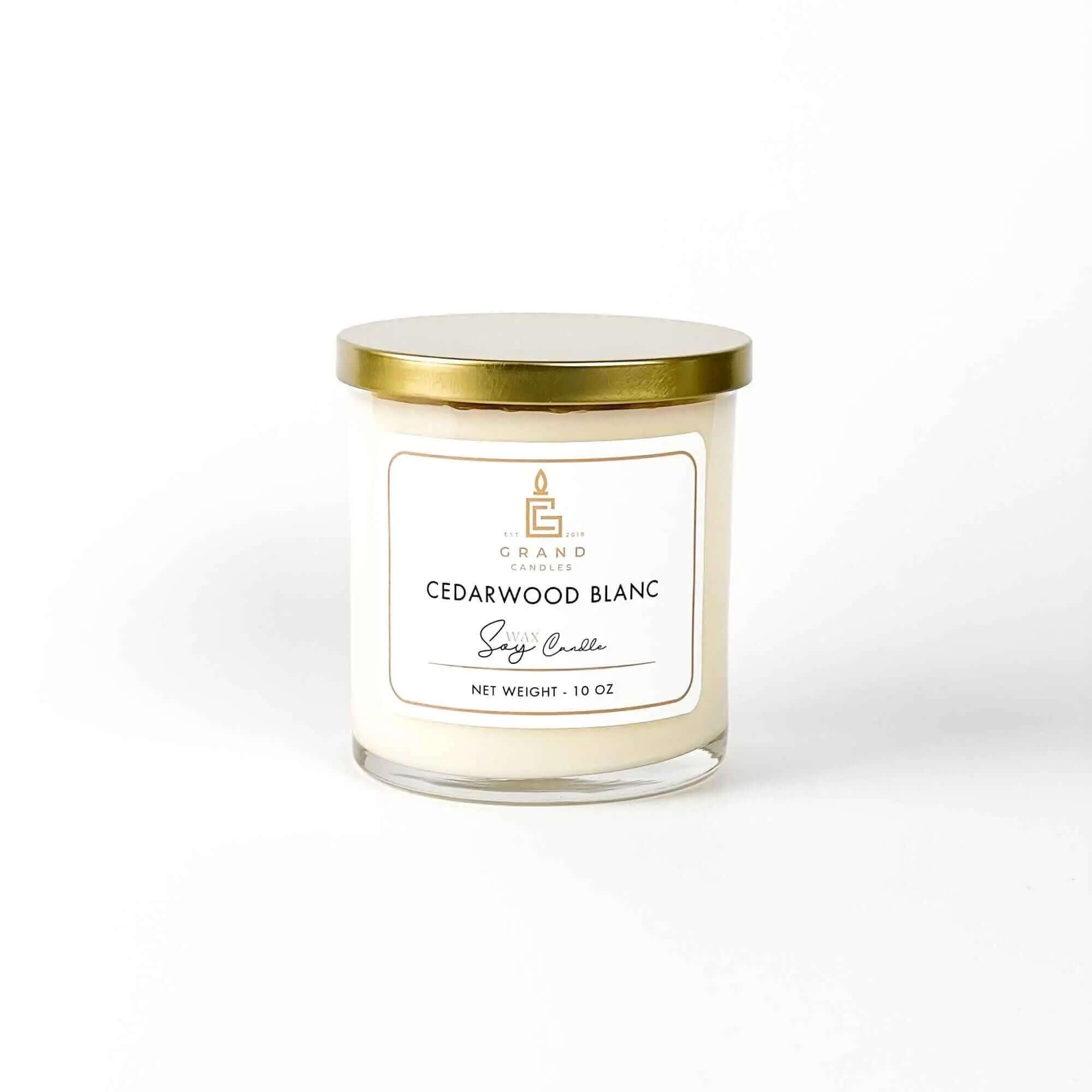 Cedarwood Blanc Candle  - Grand Candles LLC   