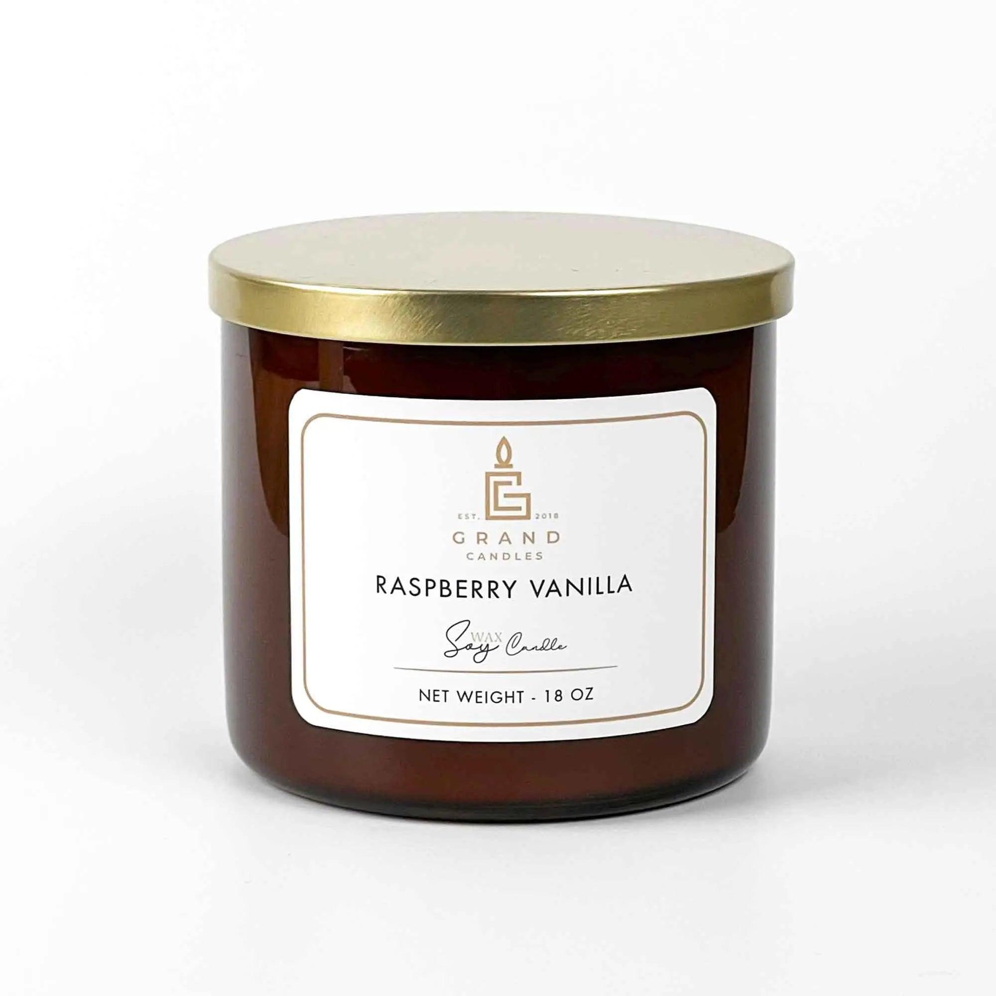 Raspberry Vanilla Candle  - Grand Candles LLC   