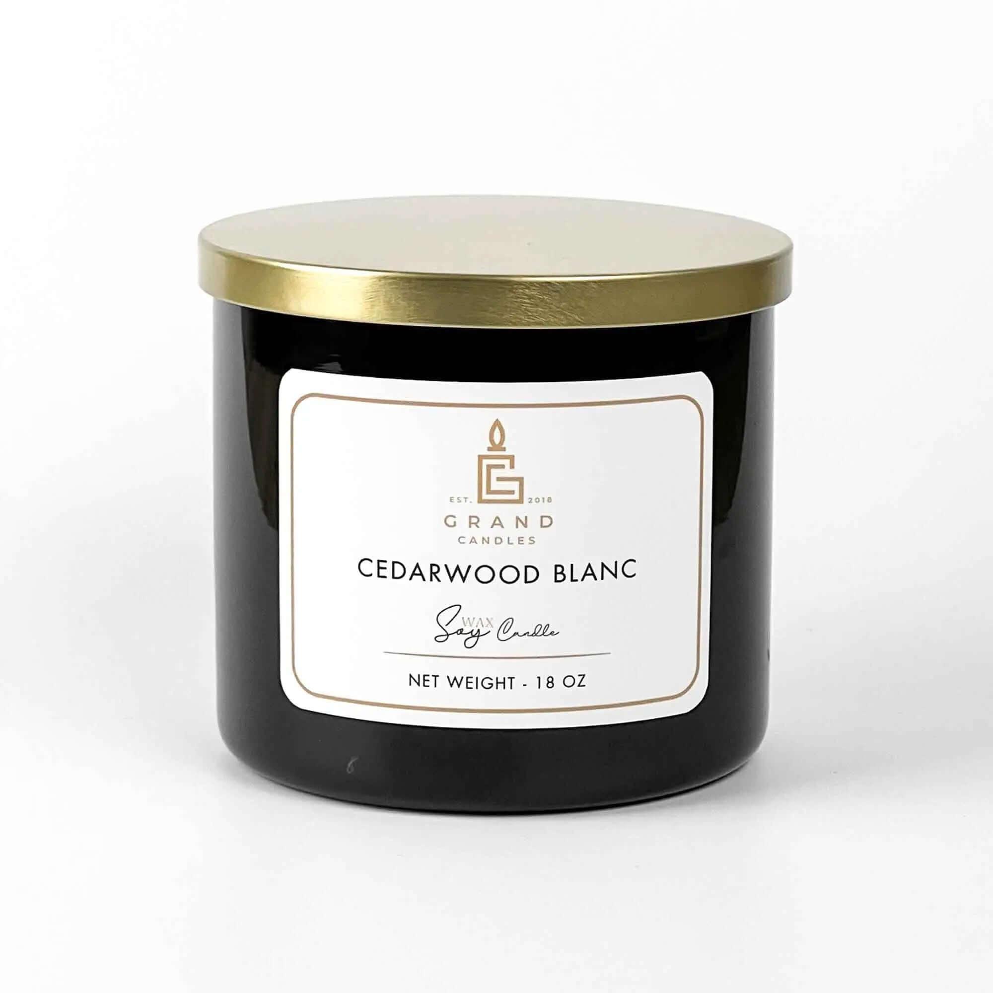 Cedarwood Blanc Candle  - Grand Candles LLC   