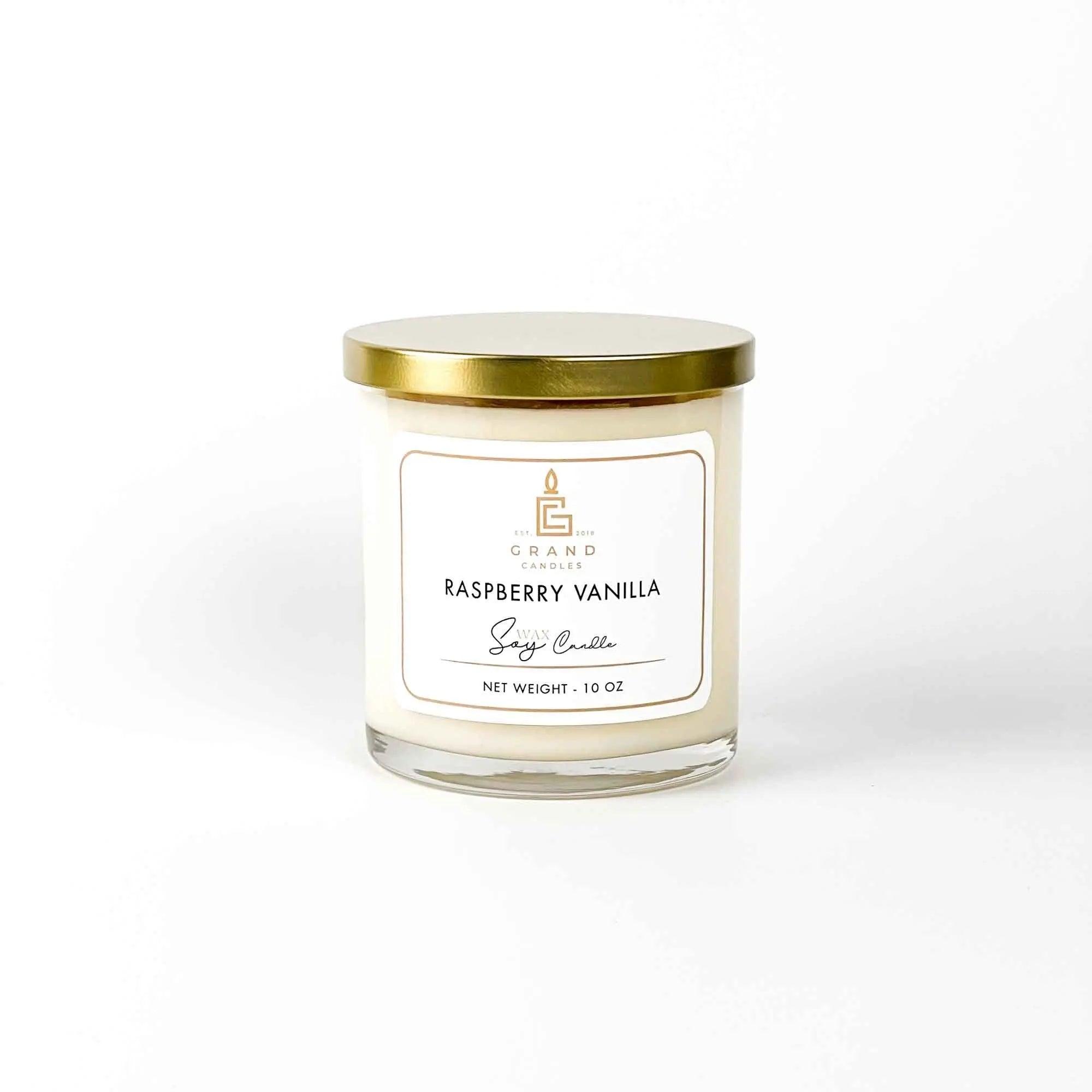 Raspberry Vanilla Candle  - Grand Candles LLC   